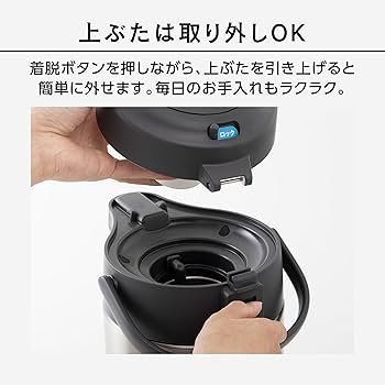 ミセスポット ステンレスエアーポット 2.2L (MRS-22) – ピーコック魔法瓶公式